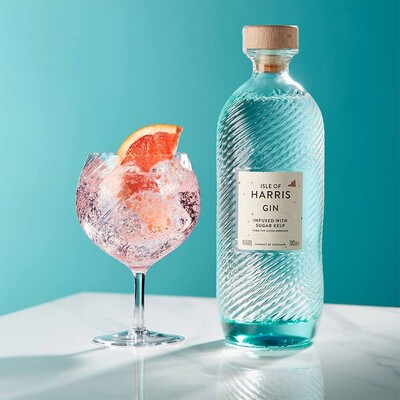 艺术瓶 英国进口HARRIS GIN海灵斯金酒小众杜松子酒700ML调酒