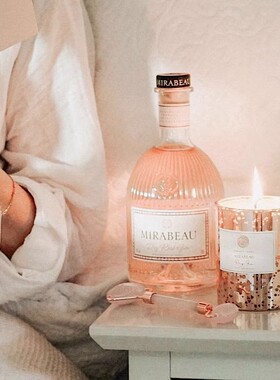 法国进口迷丽堡金酒MIRABEAU DRY GIN高颜值女生酒杜松子酒鸡尾酒