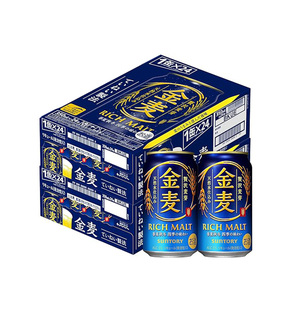 【现货】三得利金麦啤酒350ml罐装日本原装进口suntory晚酌的流派