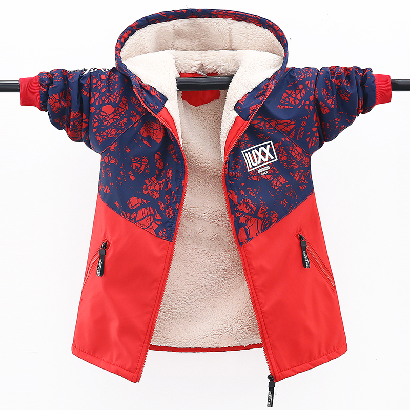 男童外套春秋洋气中长款加绒