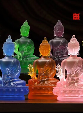 药师佛水琉璃大医王佛像藏传神像居家寺院供奉摆件批发密宗药师