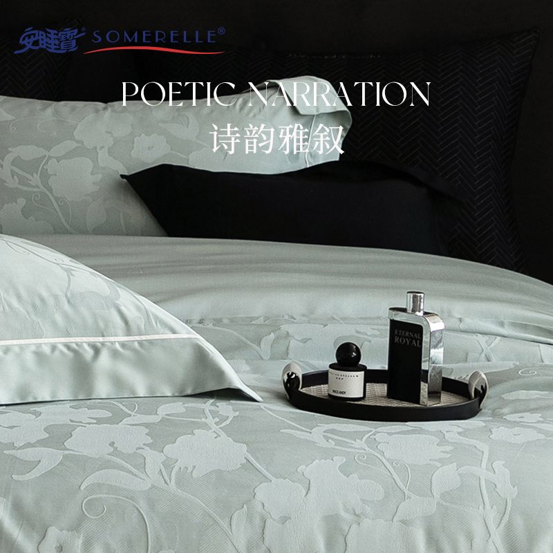 高档轻奢100支天丝棉床上四件套
