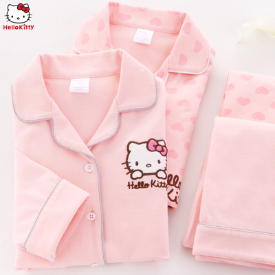 a类女童居家睡衣套装,柔软舒适,