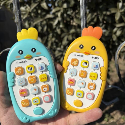 小萌鸡智能音乐手机益智早教机婴幼儿电话儿童玩具12个月1岁7个月
