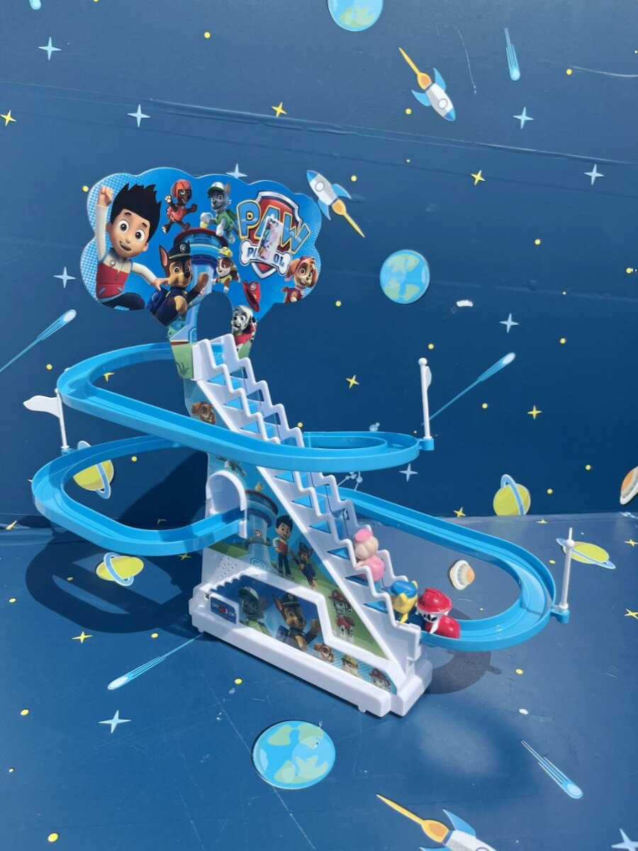 CHILDRENS EDUCATIONAL CHARGING PIGGY SLIDE ACCESSORIES STAIR CLIMBING LITTLE DOLL LITTLE PIGGY LITTLE TRAIN MEDIUM LARGE SMALL