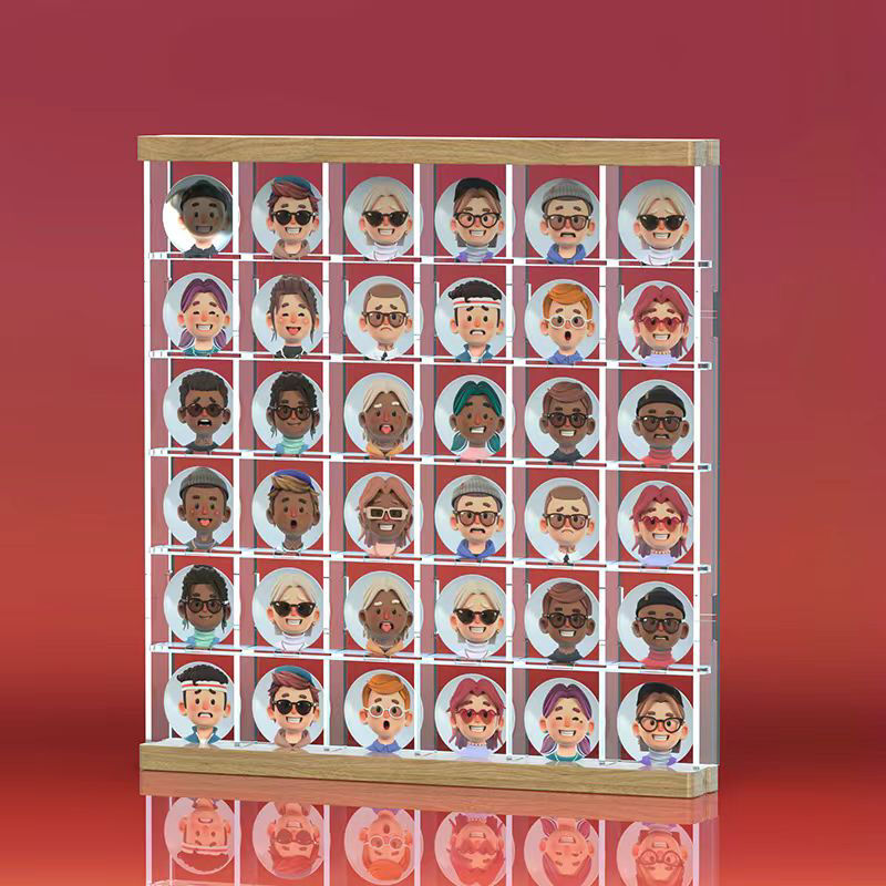 吧唧展示架掛墻亞克力谷子徽章