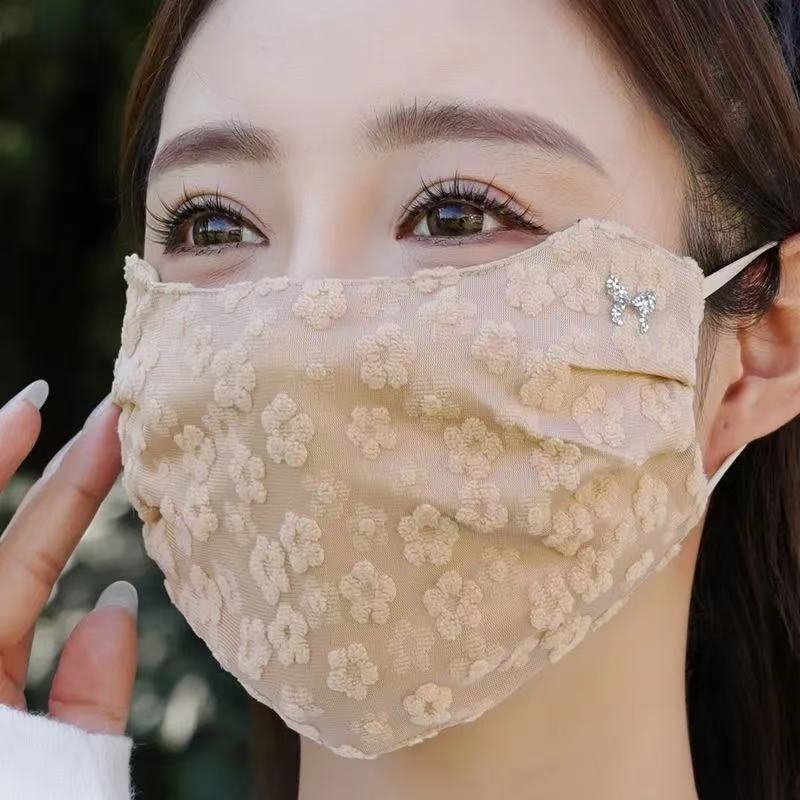 秋冬款保暖口罩女高颜值冬季透气防寒护全脸可调节三合一骑行面罩