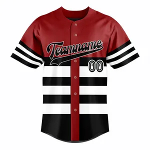 专业比赛棒球服定制印字训练队服垒球服短袖上衣男女来图定做