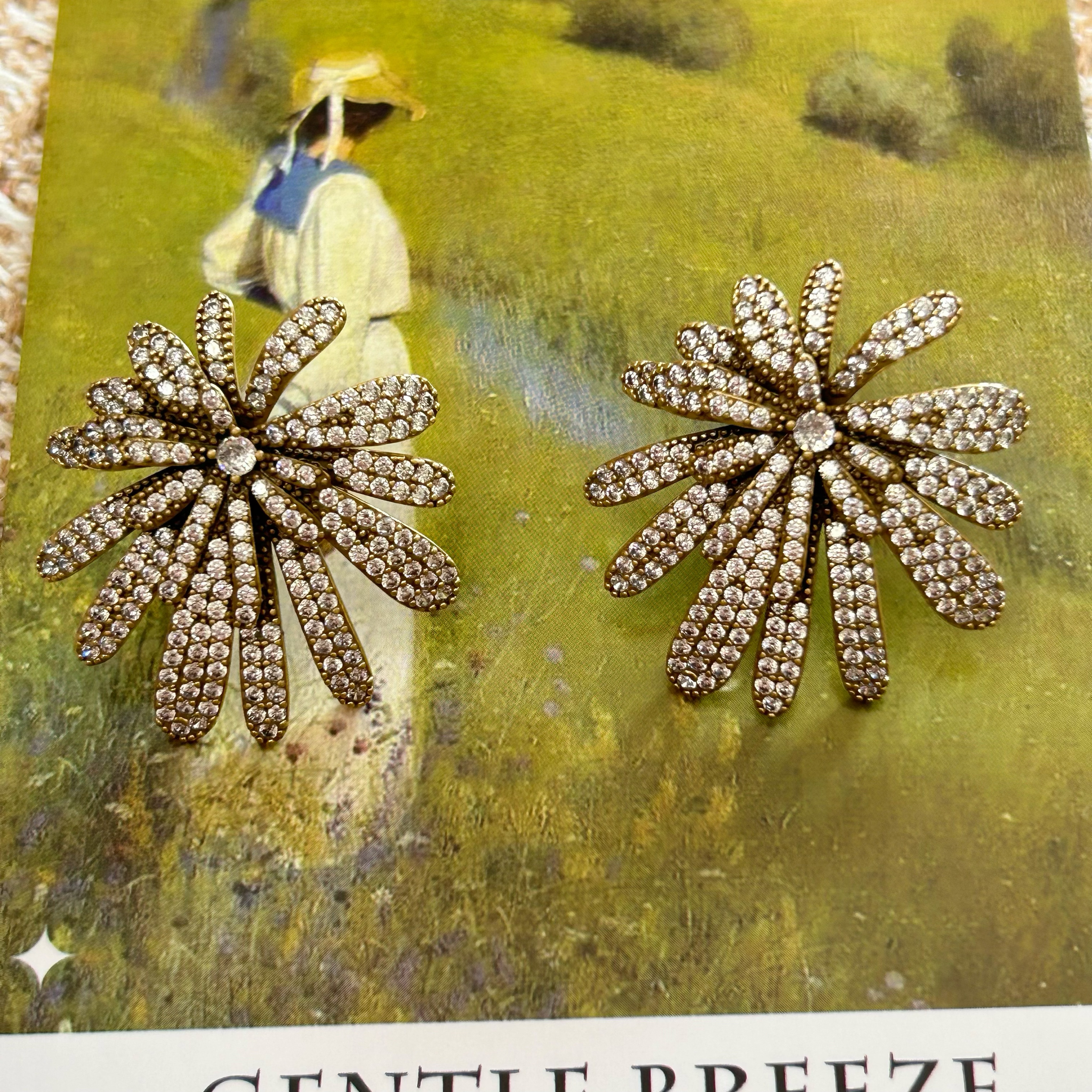 959睡觉爆款新款上市黄铜设计感优质耳环素圈精品流苏疯狂促销