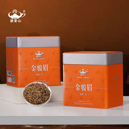 【碧雾山金骏眉黄芽一号】武夷山桐木关蜜香红茶特级茶金俊眉500g - 封面