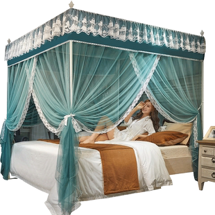 新款蚊帐家用方便拆洗1.8m床双人1.5宫廷公主风落地2.0米牢固支架