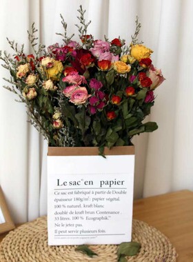 玫瑰花干花花束永生花
