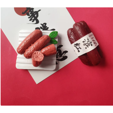 哈尔滨红肠仿真冰箱贴纪念品装饰磁贴旅游模型