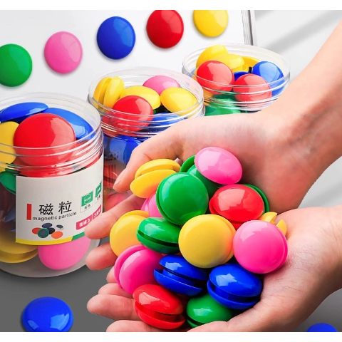 磁钉彩色磁扣强磁白板黑板贴小磁扣吸铁石教学办公冰箱磁性扣磁铁