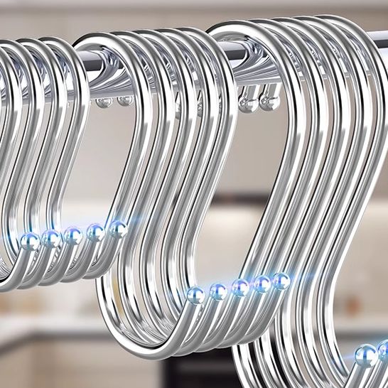 型挂钩晒香肠腊肉厨具房大号多功能免打孔金属铁尖单勾子