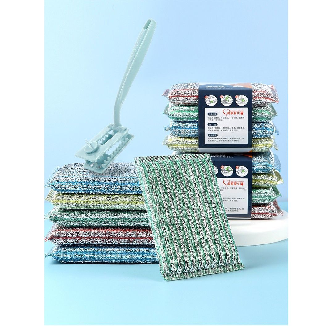 洗碗刷抹布海绵洗碗布不沾油刷碗布洗刷耐用海绵擦百洁布洗刷用品