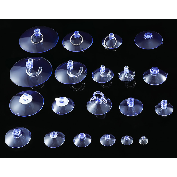 吸盘固定器透明玻璃小吸盘瓷砖墙壁挂强力挂钩汽车载广告牌支架孔
