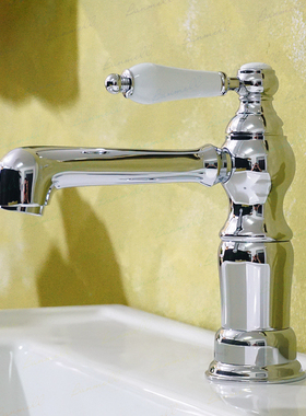 出口品质 NP嘴 法式复古洗脸盆面盆水龙头美式台下盆卫生间