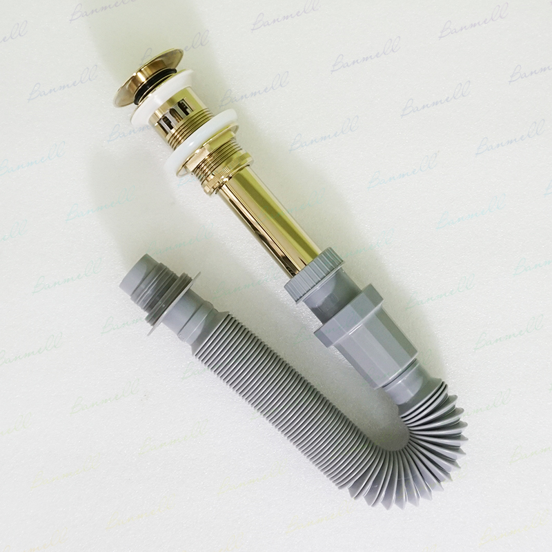 真正的铜品质面盆下水器