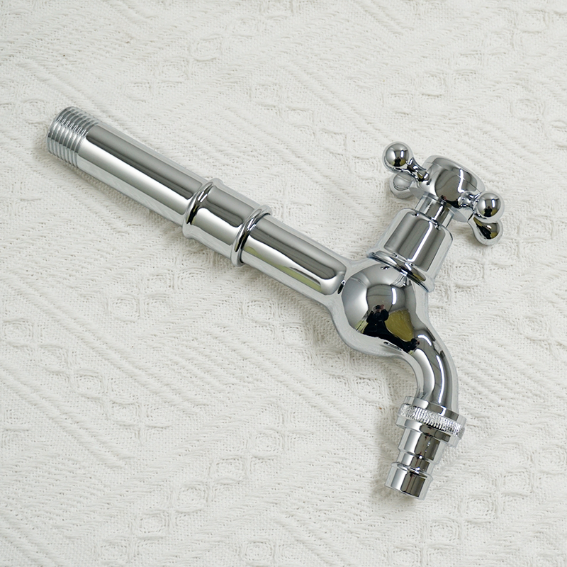 banmell加长款法式复古拖把池水龙头黄铜拖布池用室外户外花园4分