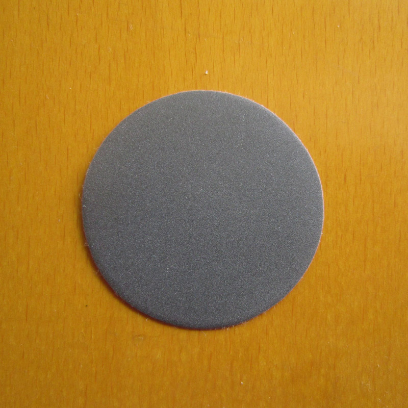玻璃干磨砂纸三寸圆片自粘研磨片带背绒植绒角磨机打磨片