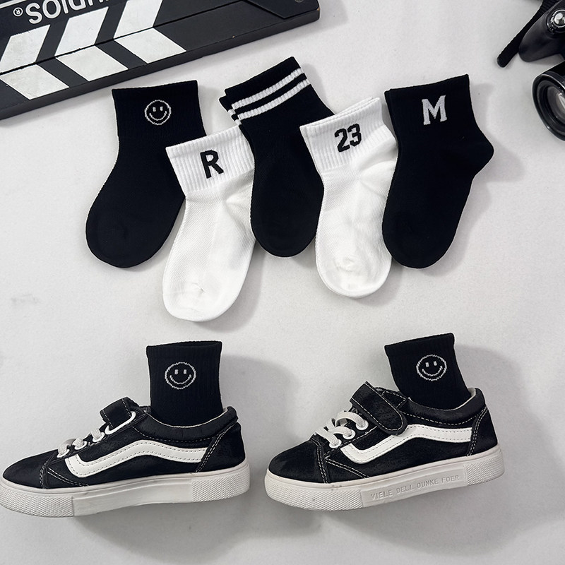 男童袜子夏季薄款透气网眼袜大童中大童无骨学生纯棉儿童吸汗棉袜