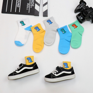 爱嘀嗒儿童袜子纯棉春夏天春秋款男童宝宝男宝透气男孩夏季薄款袜
