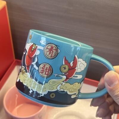 COSTA人间四喜陶瓷马克杯礼盒牛奶杯陶瓷杯国潮创意水杯节日礼物