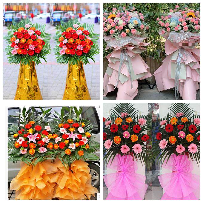 新店开张开业花篮鲜花山东淄博周村区桓台高青沂源县同城速递上门