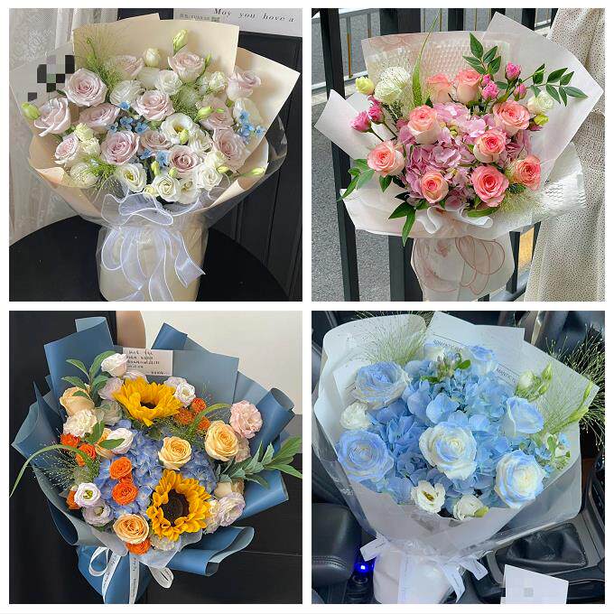 99朵玫瑰花束妇女节向日葵生日鲜花广东东莞市长安虎门厚街沙田镇