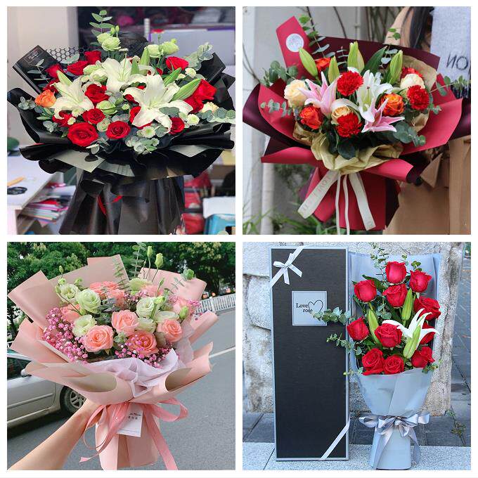 520情人节红玫瑰鲜花生日花束四川宜宾市江安长宁县高县珙县同城