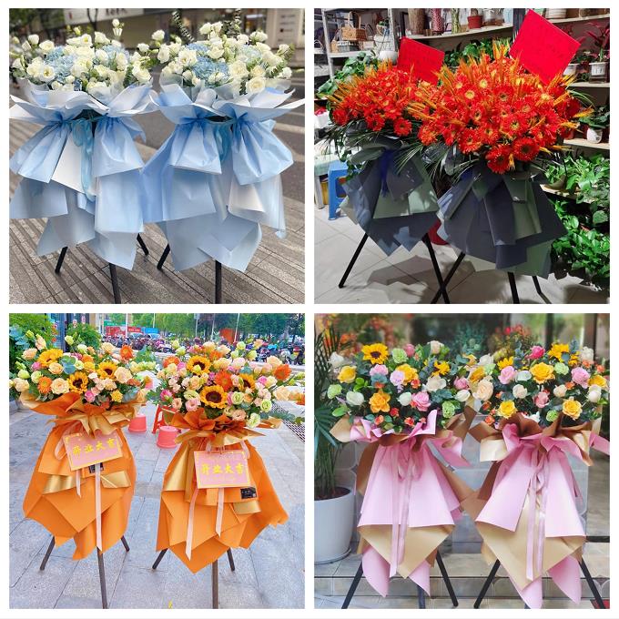 新店开张开业花篮吉林白山市浑江区江源区抚松县同城速递鲜花庆典