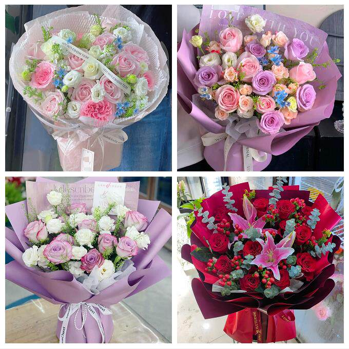 99朵玫瑰花束妇女节向日葵生日鲜花广西桂林市平乐县荔浦县恭城县