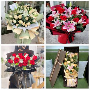 520情人节红玫瑰鲜花生日花束云南文山州西畴县马关县丘北县同城