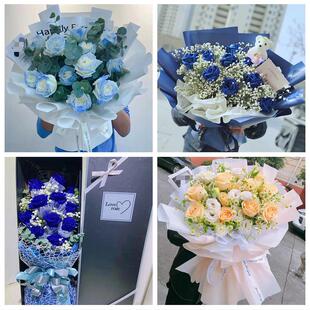 生日妇女节红玫瑰鲜花表白花束安徽六安市霍邱舒城金寨霍山县同城