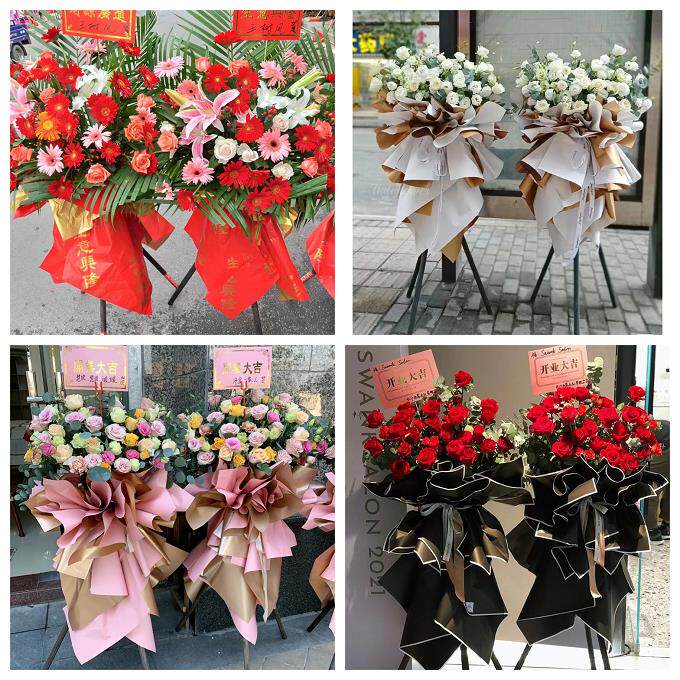 新店开张开业花篮鲜花浙江衢州市开化县龙游县江山市同城速递上门