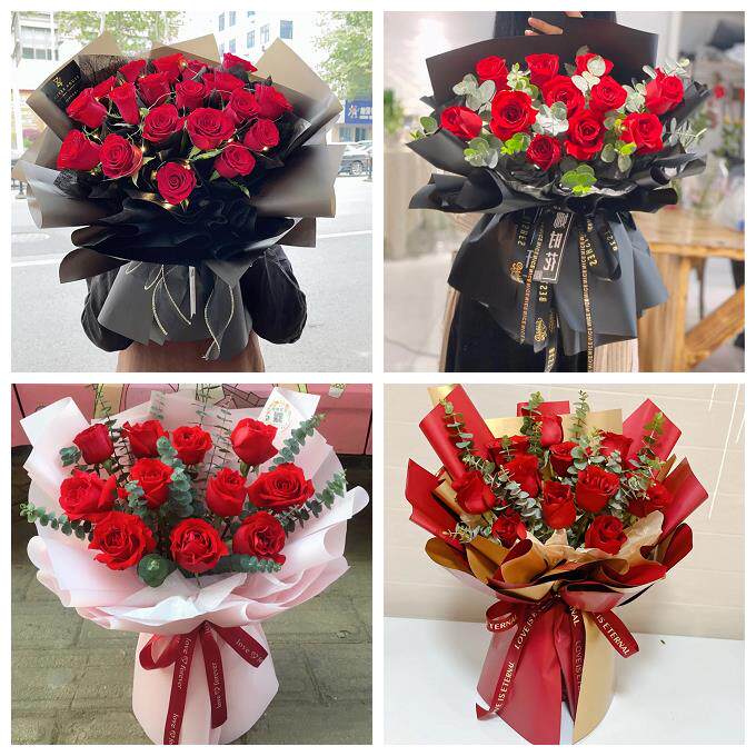 红玫瑰鲜花情人节生日表白花束礼物江西抚州市宜黄金溪资溪广昌县