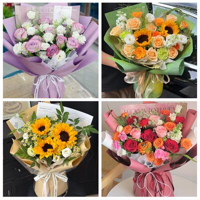 99朵玫瑰花束妇女节向日葵生日鲜花黑龙江绥化市北林区望奎兰西县