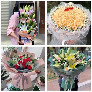 520情人节红玫瑰鲜花生日花束广西梧州市万秀区龙圩区长洲区同城