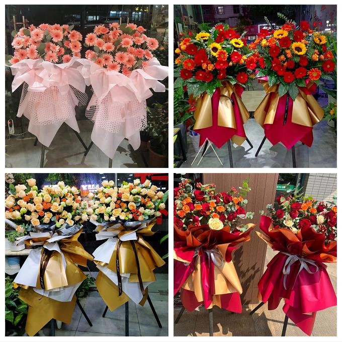 新店开张开业花篮北京海淀区甘家口八里庄紫竹院同城速递鲜花庆典