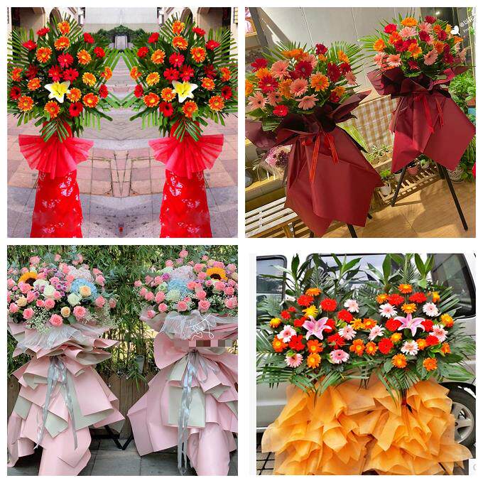 新店开张开业花篮广东深圳市光明区光明公明新湖同城速递鲜花庆典