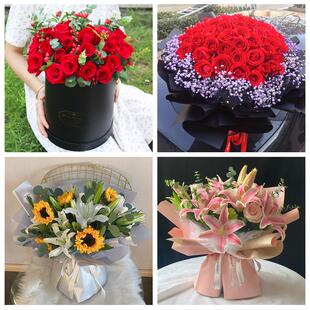 520情人节红玫瑰鲜花生日花束湖南怀化市鹤城区中方县沅陵县同城