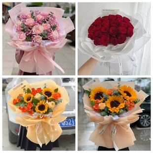 红玫瑰鲜花情人节生日表白花束礼物湖南张家界市慈利县桑植县附近