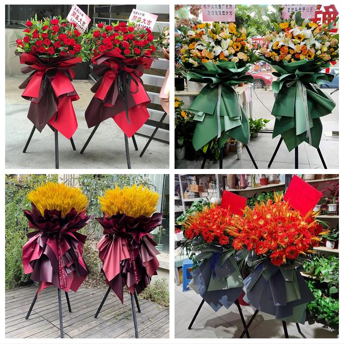 同城鲜花店送朋友新店公司开业花篮云南省丽江市华坪县宁蒗县附近