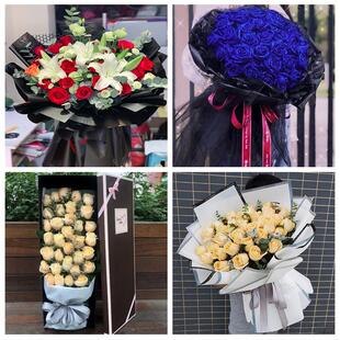 520情人节红玫瑰鲜花生日花束云南昭通市盐津大关永善绥江县同城