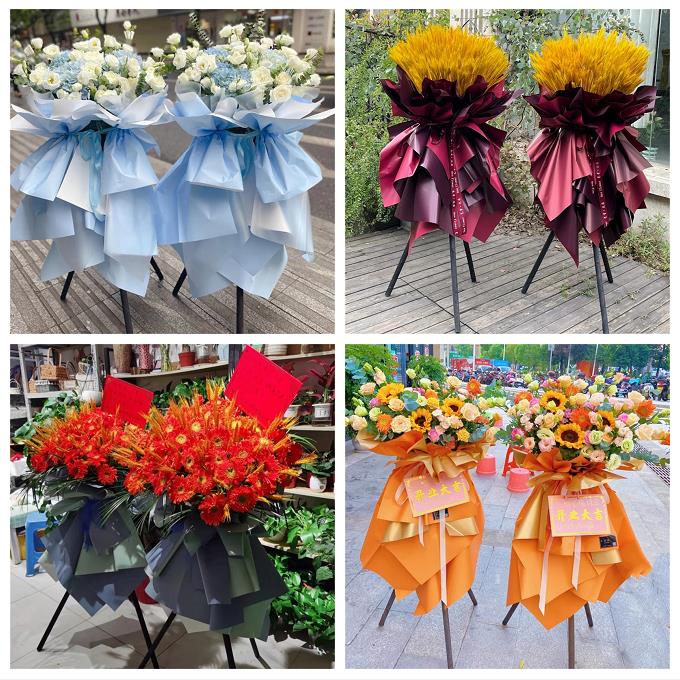 新店开张开业花篮吉林通化市柳河县梅河口集安市同城速递鲜花庆典