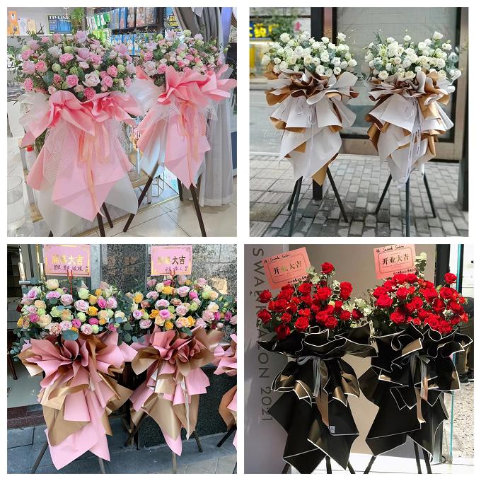 新店开张开业花篮鲜花四川甘孜州康定市泸定县理塘县同城速递上门