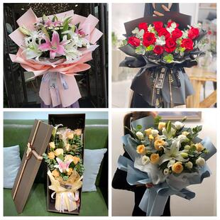 520情人节红玫瑰鲜花生日花束安徽淮南市大通区田家庵区附近同城