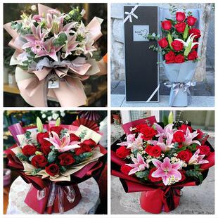 520情人节红玫瑰鲜花生日花束上海市徐汇区华泾镇徐家汇街道同城