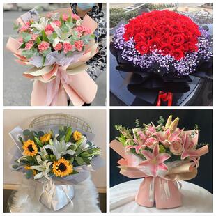 520情人节红玫瑰鲜花生日花束陕西渭南临渭华州区韩城华阴市同城